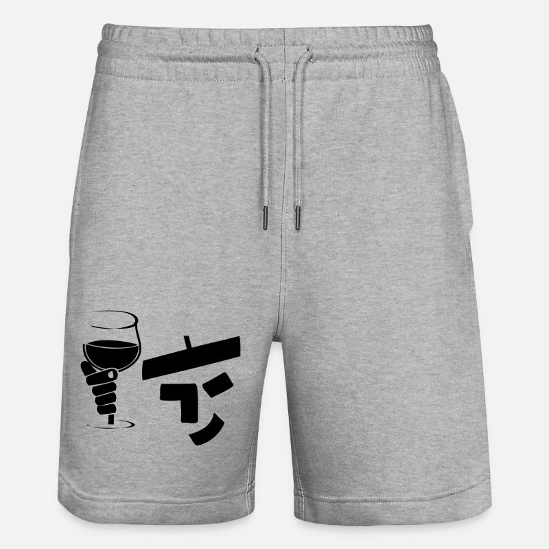 monitos acclamations - Short de jogging bio TRAINER Stanley/Stella unisexe - gris chiné