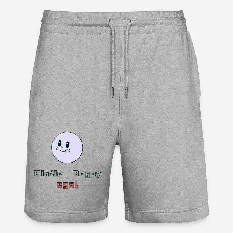 Yardage, bogey, peu importe - Short de jogging bio TRAINER Stanley/Stella unisexe - gris chiné