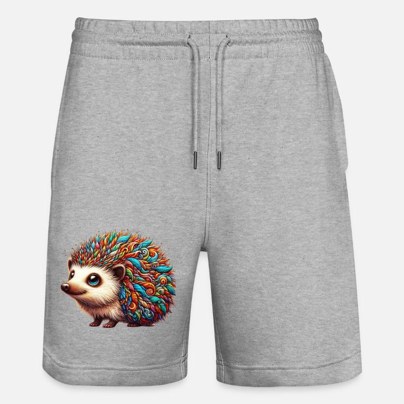 Hérisson - Short de jogging bio TRAINER Stanley/Stella unisexe - gris chiné