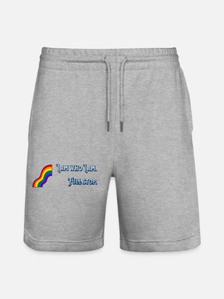 Ich bin, was ich bin - Stanley/Stella Unisex Bio Joggingshorts Trainer - Grau meliert