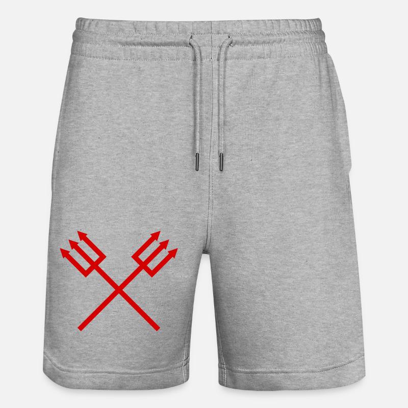 Trident - Short de jogging bio TRAINER Stanley/Stella unisexe - gris chiné