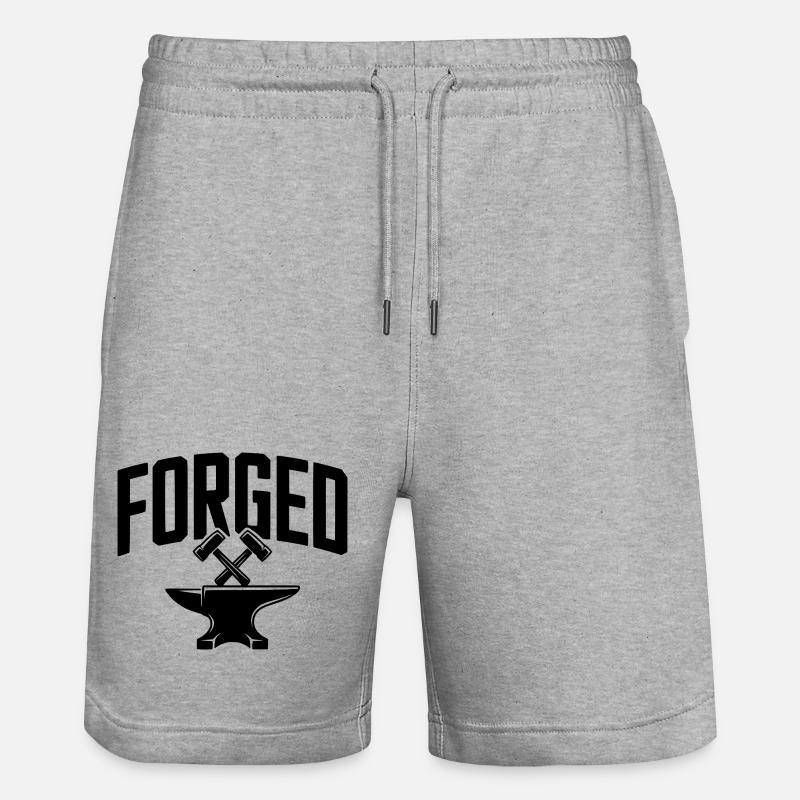 Forgé - Short de jogging bio TRAINER Stanley/Stella unisexe - gris chiné