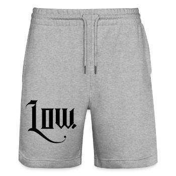 Men Women Tshirt Tuning Car Car Deep Low 2.0 - Stanley/Stella Trainer Unisex Organic Jogging Shorts - heather grey - Front - Nik (191cm) & Marisol (170cm)