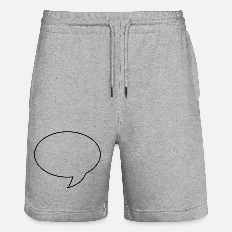 Bulle de discussion - Short de jogging bio TRAINER Stanley/Stella unisexe - gris chiné