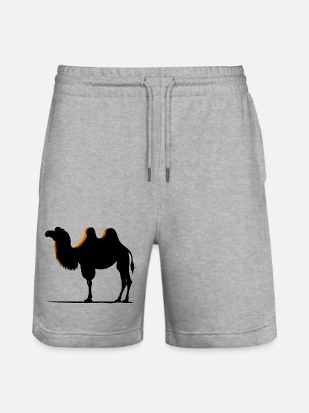 Kamel - Stanley/Stella Unisex Bio Joggingshorts Trainer - Grau meliert
