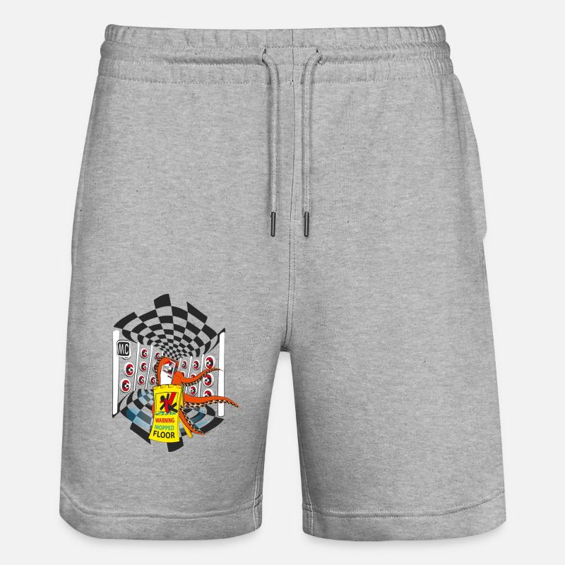 MOUILLÉ - Short de jogging bio TRAINER Stanley/Stella unisexe - gris chiné