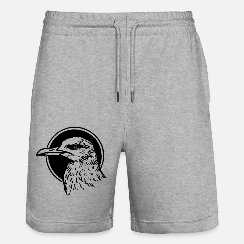 Mouette - Short de jogging bio TRAINER Stanley/Stella unisexe - gris chiné