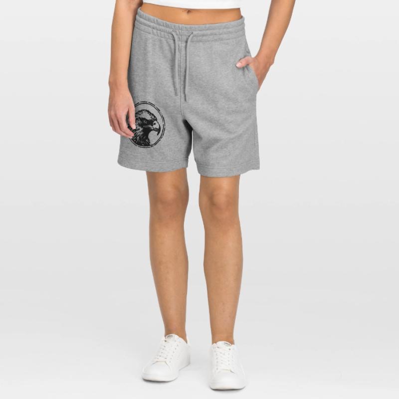 Eagle Eagle Head Stanley/Stella Trainer Unisex Organic Jogging Shorts