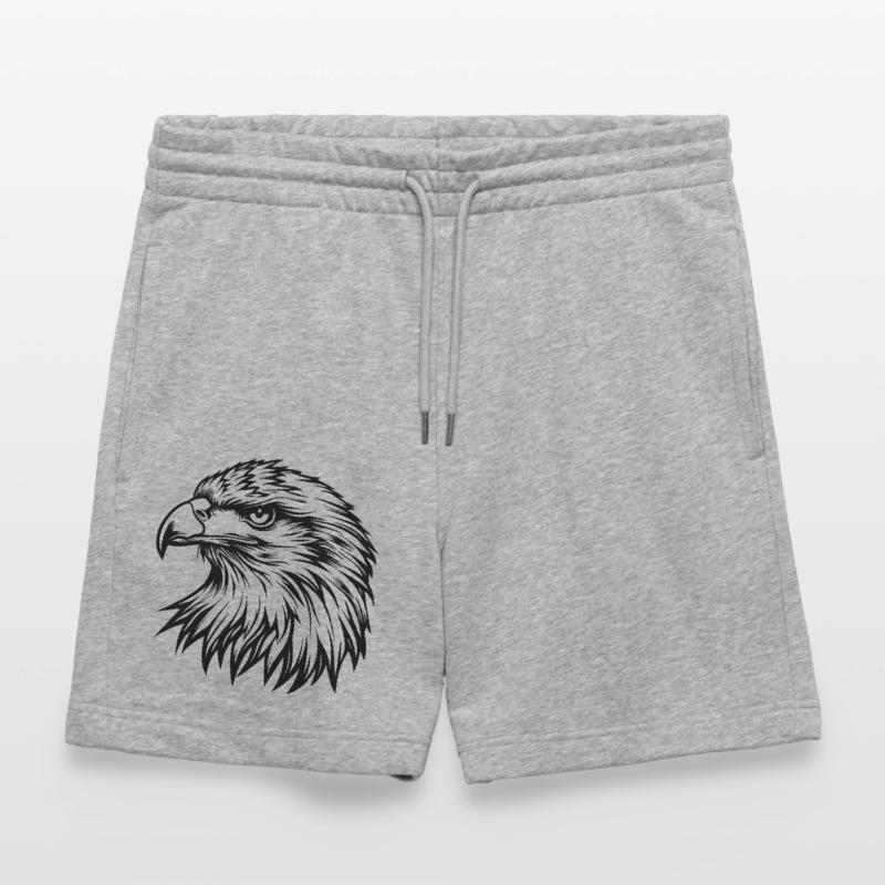 Eagle Eagle Head Stanley/Stella Trainer Unisex Organic Jogging Shorts