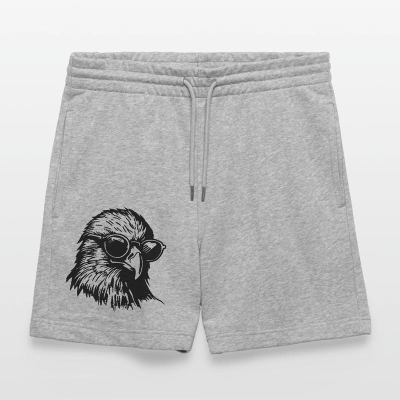 Eagle Eagle Head Stanley/Stella Trainer Unisex Organic Jogging Shorts