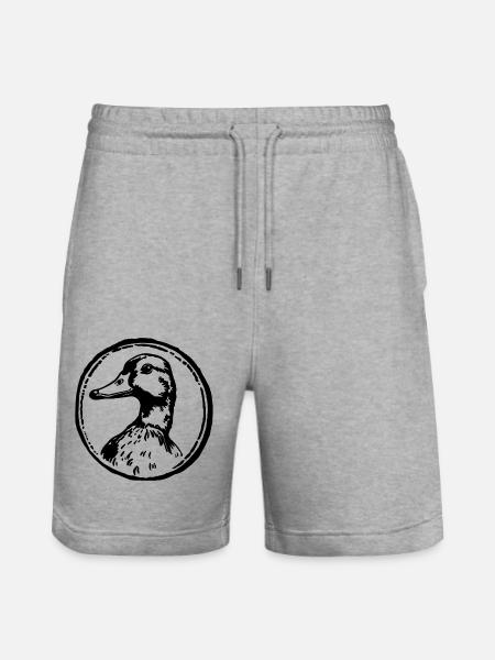 Canards - Short de jogging bio TRAINER Stanley/Stella unisexe - gris chiné