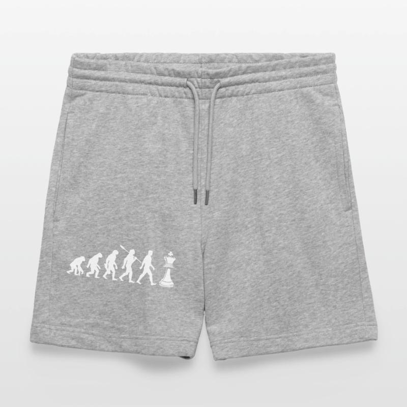Evolution - Échecs - Joueurs d’échecs Short de jogging bio TRAINER Stanley/Stella unisexe