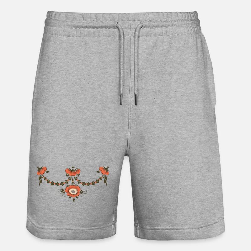 Kare Jonsdotter - Stanley/Stella Unisex Bio Joggingshorts Trainer  - Grau meliert