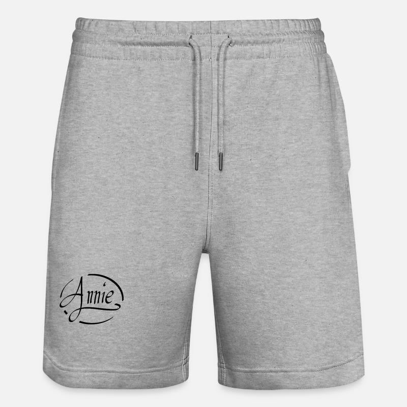 Annie - Stanley/Stella Unisex Bio Joggingshorts Trainer  - Grau meliert