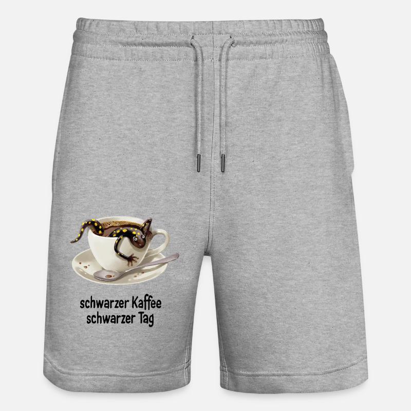 Salamandre à café 2 - Short de jogging bio TRAINER Stanley/Stella unisexe - gris chiné