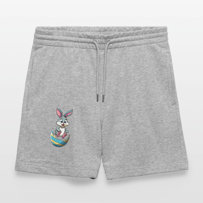 Happy Easter - Easter Bunny - Easter Egg - Cartoon Stanley/Stella Trainer Unisex Organic Jogging Shorts