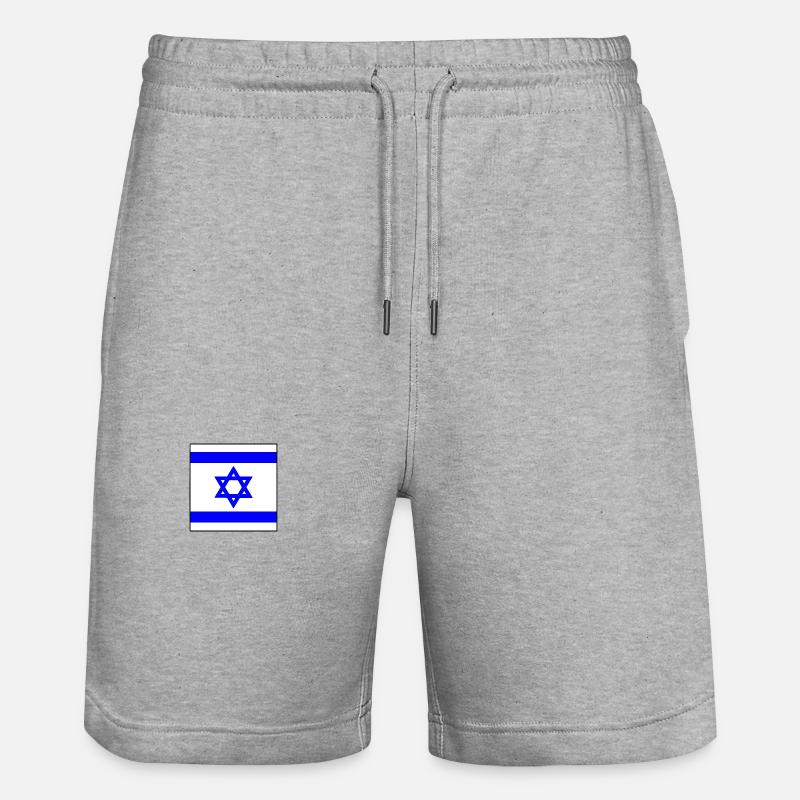 Israël - Short de jogging bio TRAINER Stanley/Stella unisexe - gris chiné