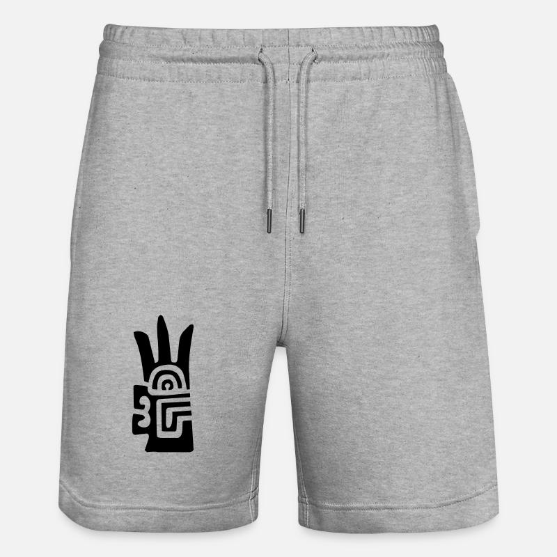 Chavín - Short de jogging bio TRAINER Stanley/Stella unisexe - gris chiné