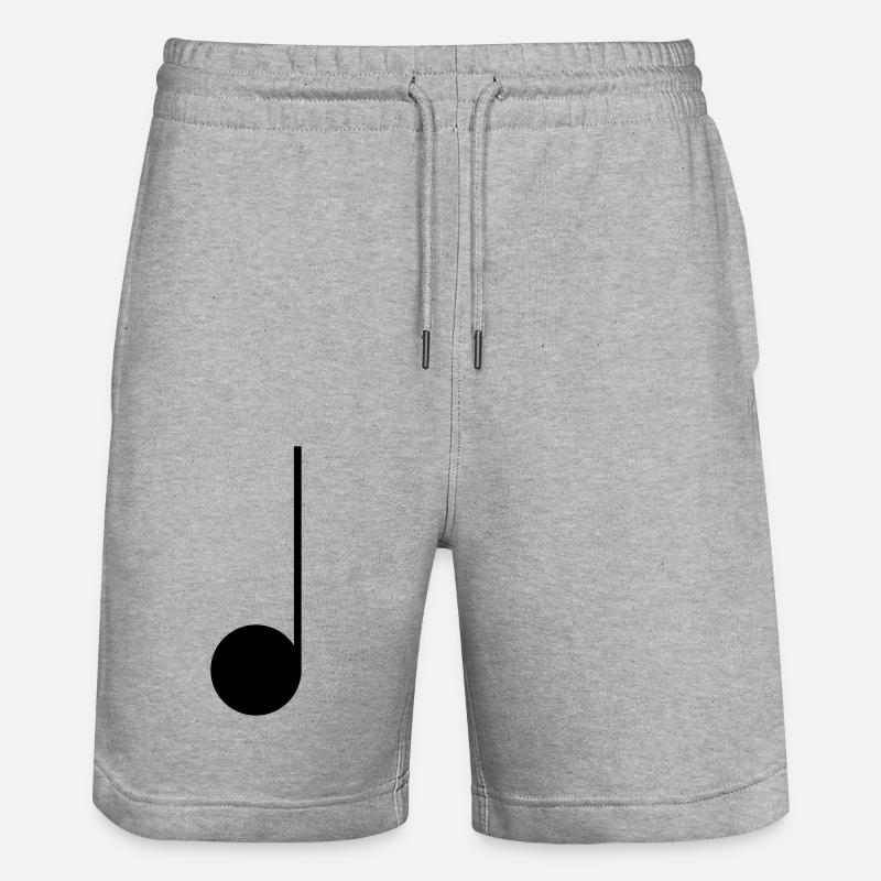 Note - Short de jogging bio TRAINER Stanley/Stella unisexe - gris chiné