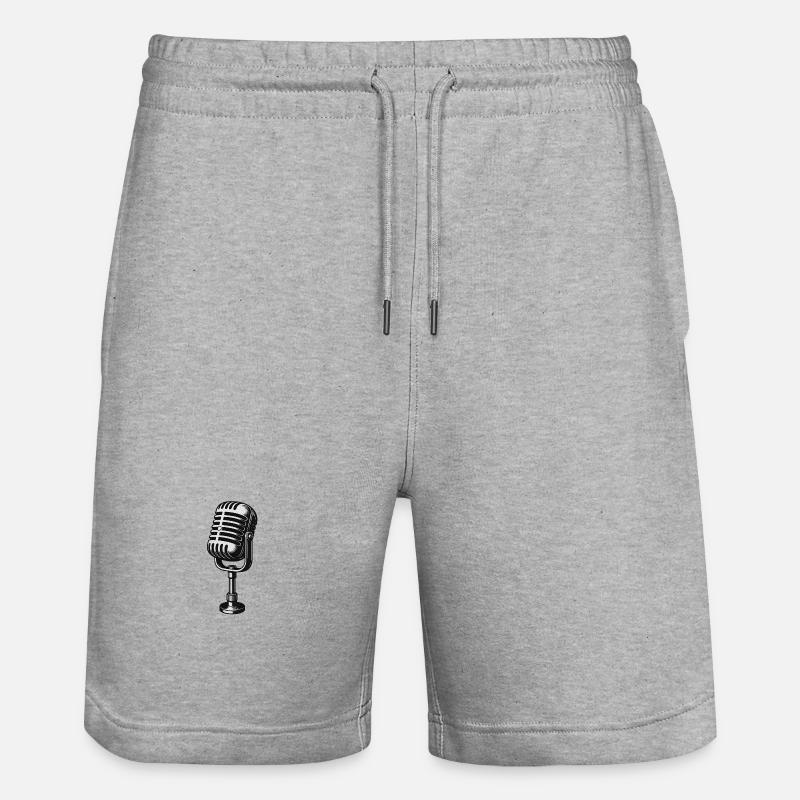 Vieux micro - Short de jogging bio TRAINER Stanley/Stella unisexe - gris chiné