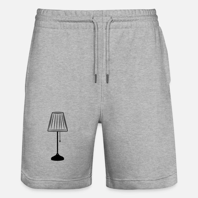 Lampes d’éclairage de salon - Short de jogging bio TRAINER Stanley/Stella unisexe - gris chiné