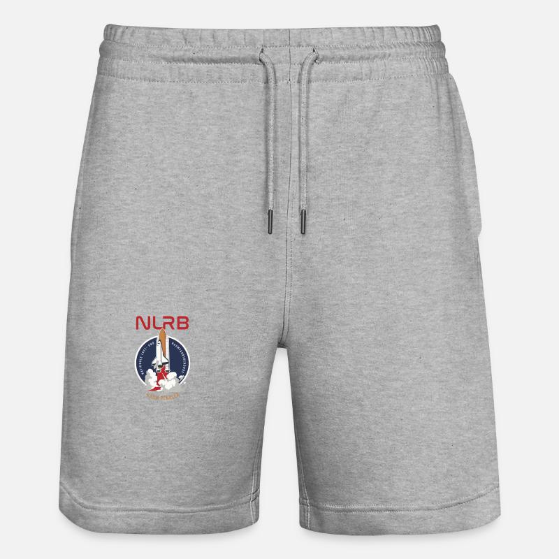 Navetteurs spatiaux de la NLRB - Short de jogging bio TRAINER Stanley/Stella unisexe - gris chiné