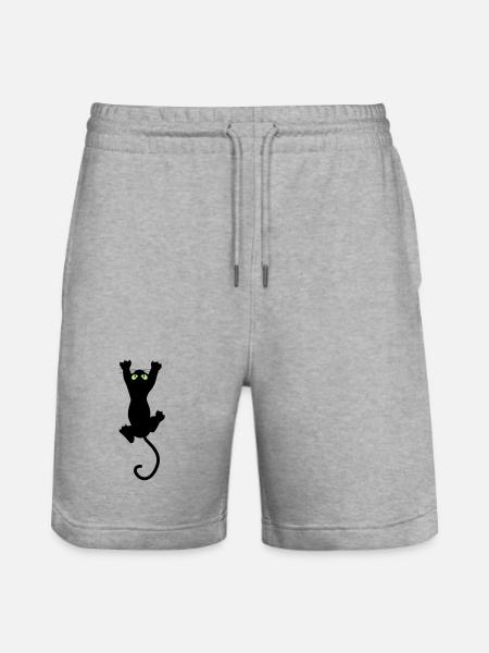 Cat fun - Short de jogging bio TRAINER Stanley/Stella unisexe - gris chiné
