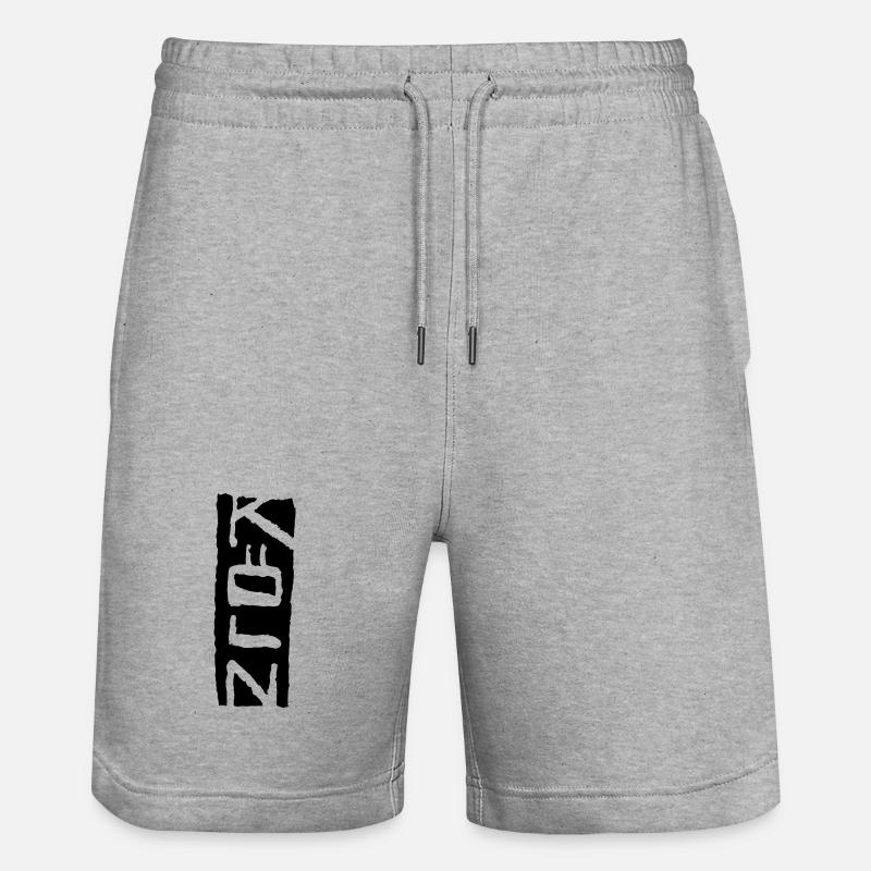 Köln - Vertikal - Stanley/Stella Unisex Bio Joggingshorts Trainer  - Grau meliert