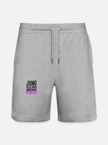 Hen party 2024 - Stanley/Stella Trainer Unisex Organic Jogging Shorts - heather grey