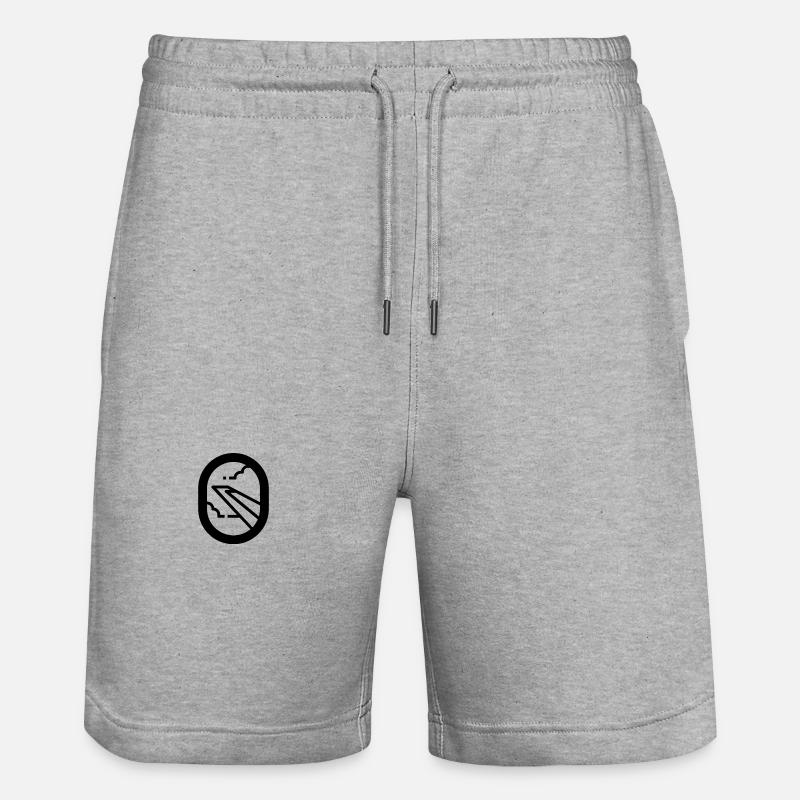 WindowSeat - Short de jogging bio TRAINER Stanley/Stella unisexe - gris chiné