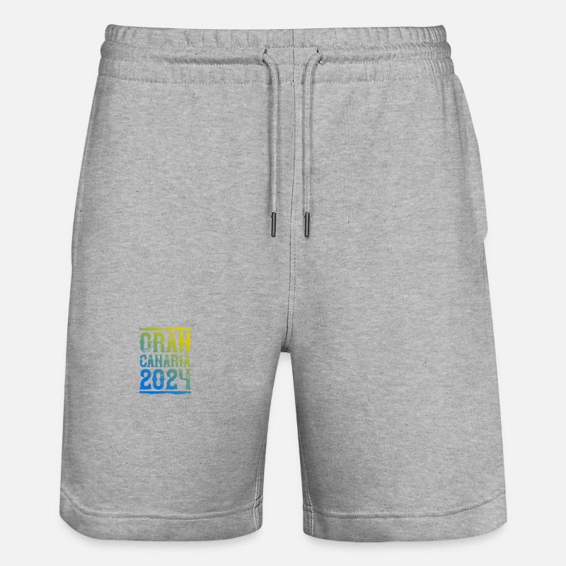 Gran Canaria 2024 - Short de jogging bio TRAINER Stanley/Stella unisexe - gris chiné
