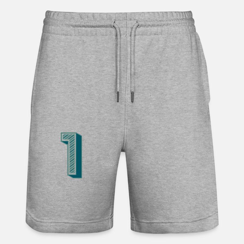 1. 1 AN. 1er ANNIVERSAIRE - Short de jogging bio TRAINER Stanley/Stella unisexe - gris chiné