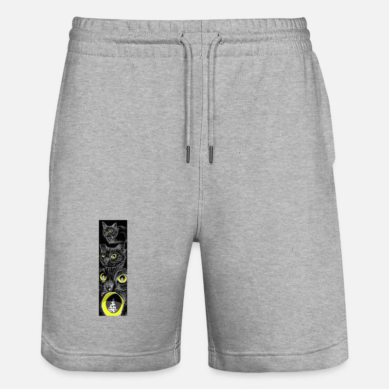 CIBLE VERROUILLÉE - Short de jogging bio TRAINER Stanley/Stella unisexe - gris chiné