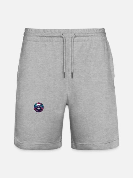 Eule Weihnachten Christmas - Stanley/Stella Unisex Bio Joggingshorts Trainer  - Grau meliert