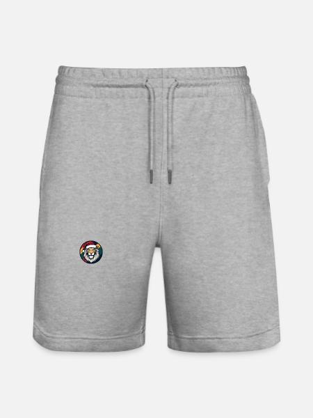 Lion Noël Noël - Short de jogging bio TRAINER Stanley/Stella unisexe - gris chiné