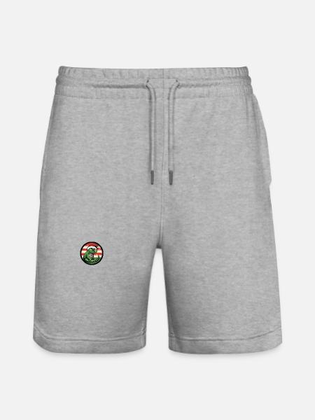 Chameleon Weihnachten Christmas - Stanley/Stella Trainer Unisex Organic Jogging Shorts - heather grey