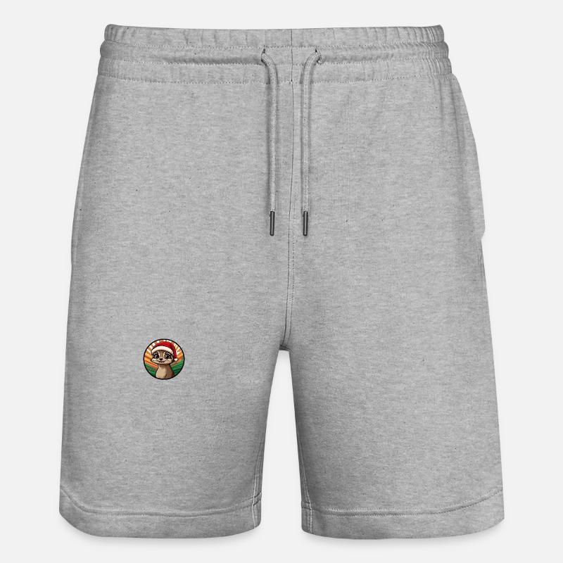 Suricate Noël Noël - Short de jogging bio TRAINER Stanley/Stella unisexe - gris chiné