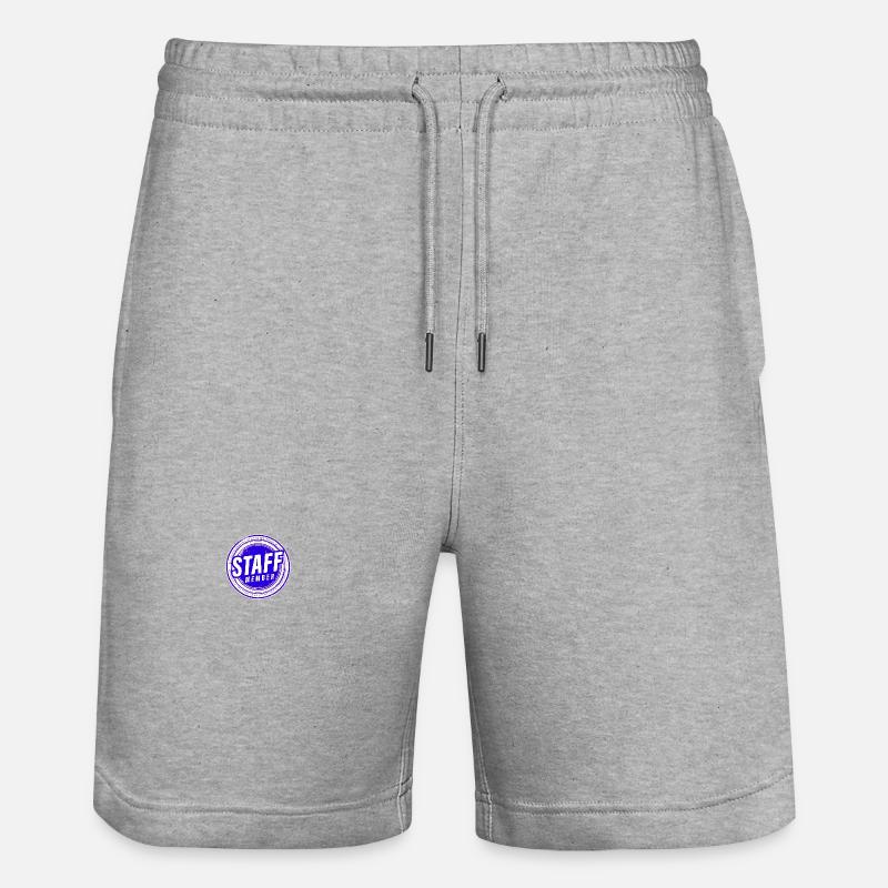 Staff Member - Stanley/Stella Trainer Unisex Organic Jogging Shorts - heather grey