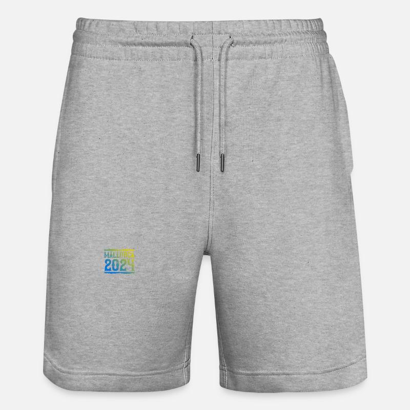 Majorque 2024 - Short de jogging bio TRAINER Stanley/Stella unisexe - gris chiné