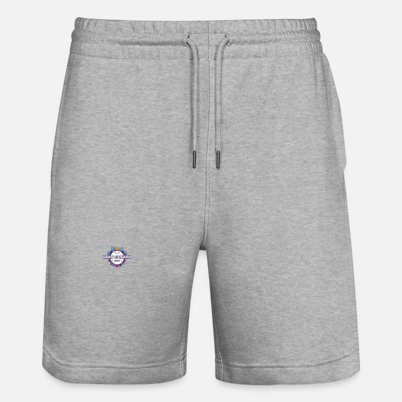 Gran Canaria 2024 - Stanley/Stella Unisex Bio Joggingshorts Trainer  - Grau meliert