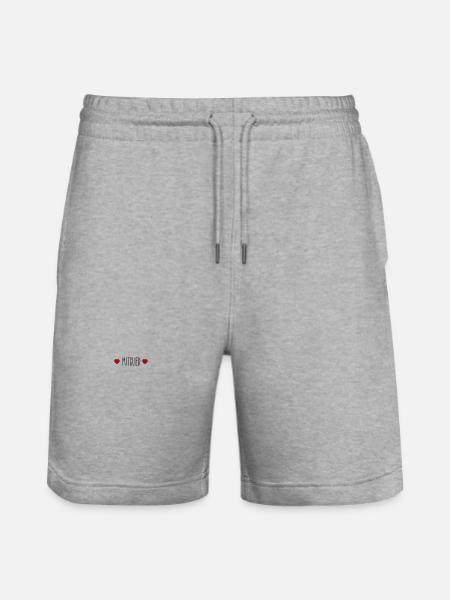 Cœur de membre - Short de jogging bio TRAINER Stanley/Stella unisexe - gris chiné