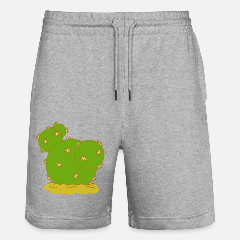 Cactus N°4 - Short de jogging bio TRAINER Stanley/Stella unisexe - gris chiné
