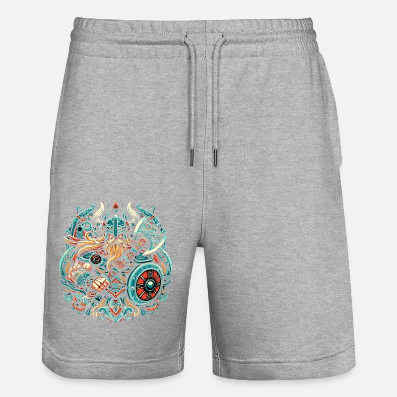 Viking - Short de jogging bio TRAINER Stanley/Stella unisexe - gris chiné