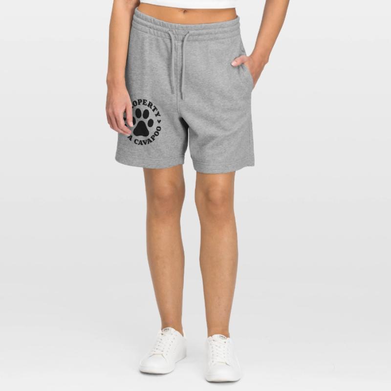 Eigentum eines Cavapoo Stanley/Stella Unisex Bio Joggingshorts Trainer 