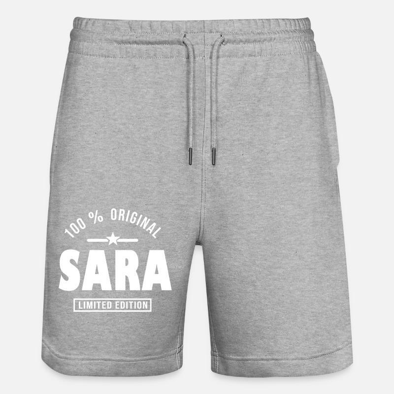 Sara, sara - Short de jogging bio TRAINER Stanley/Stella unisexe - gris chiné