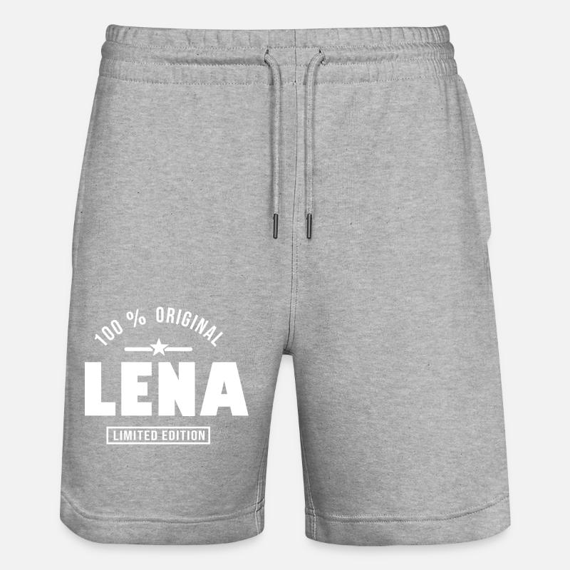 Lena lena - Short de jogging bio TRAINER Stanley/Stella unisexe - gris chiné