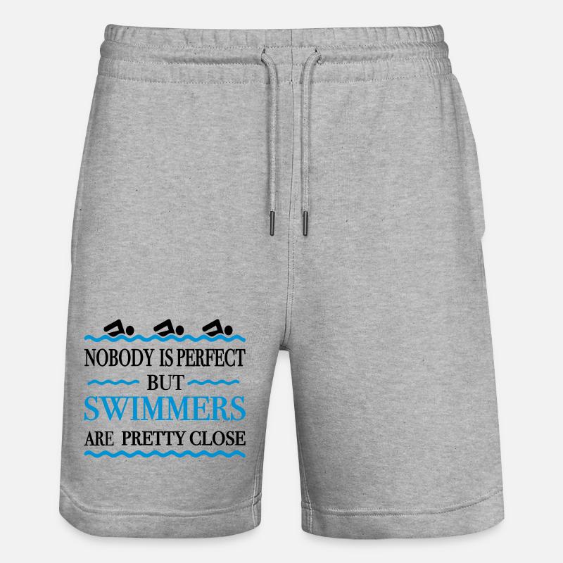 swim - Stanley/Stella Trainer Unisex Organic Jogging Shorts - heather grey