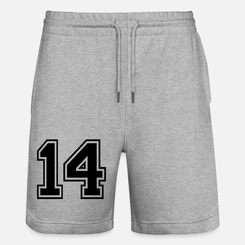 14 - Short de jogging bio TRAINER Stanley/Stella unisexe - gris chiné