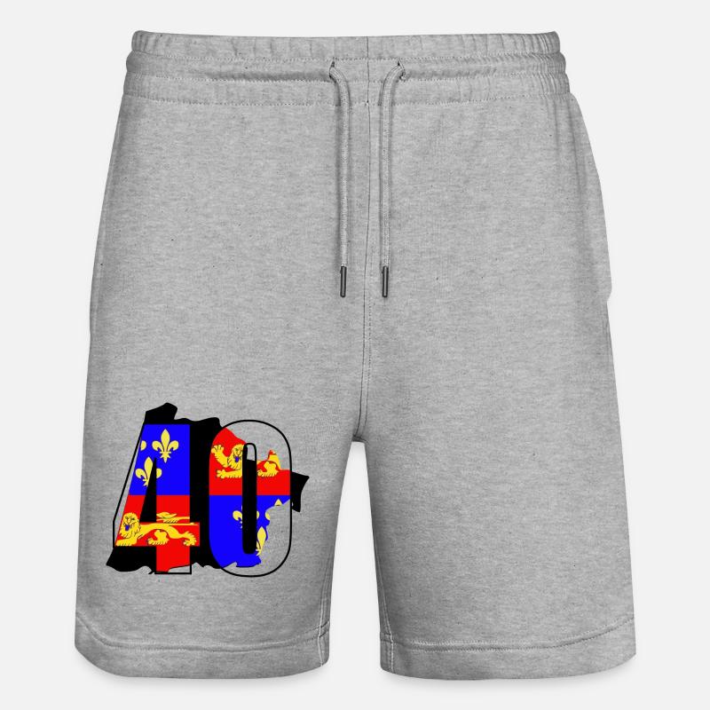 Landes - Short de jogging bio TRAINER Stanley/Stella unisexe - gris chiné