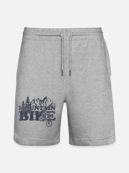 Randonnée VTT - Short de jogging bio TRAINER Stanley/Stella unisexe - gris chiné